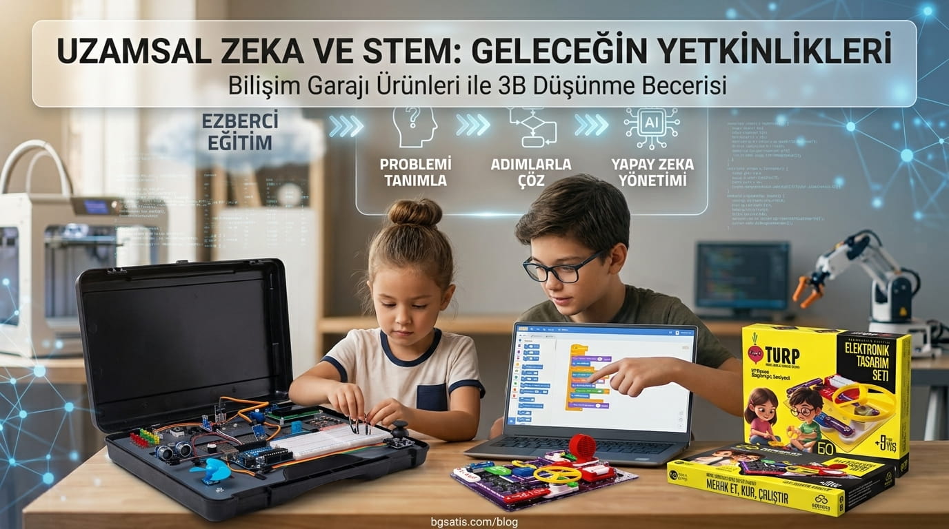 Çocuklarda Uzamsal Zeka Gelişimi: STEM ve Robotik Setlerinin Katkısı