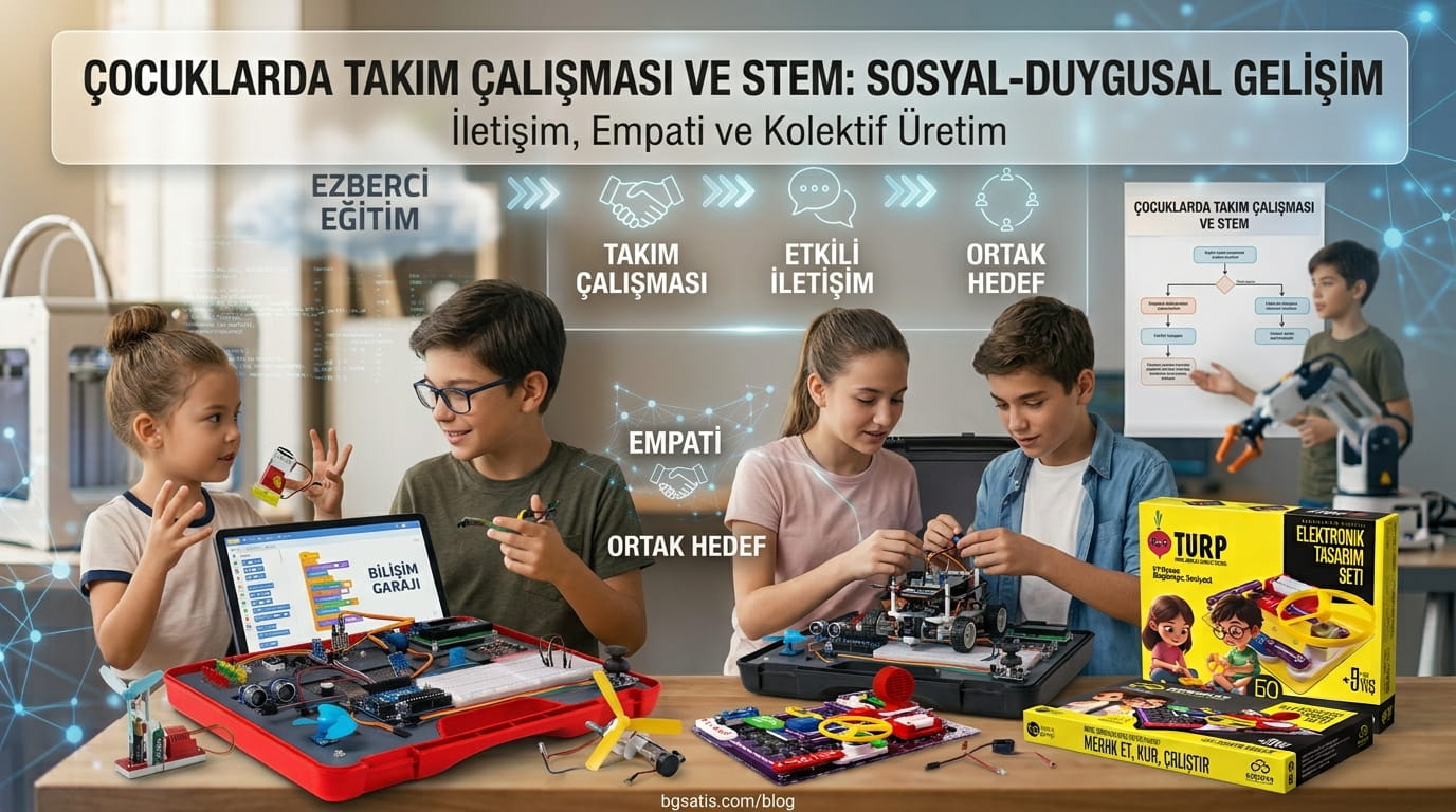 Çocuklarda Takım Çalışması ve İletişim: STEM Projelerinin Sosyal-Duygusal Gelişime Katkısı